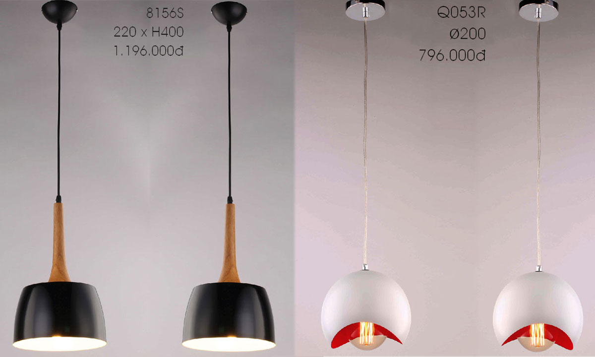 Đèn Thả Trang Trí Kiểu Dáng Hot Nhất Năm 2023